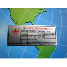 Пользовательский значок значка лацканта логотипа с дешевым ценовым металлом Sign-Printing Steel Sign (KS-ML0231)